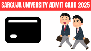 sarguja university admit card 2025